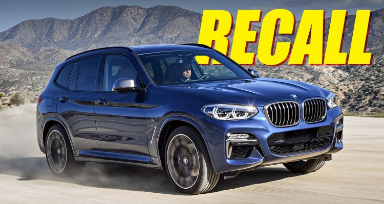 BMW Recalling Nearly 300,000 X3s Because Their Cargo Rails Might Set Sail In A Crash