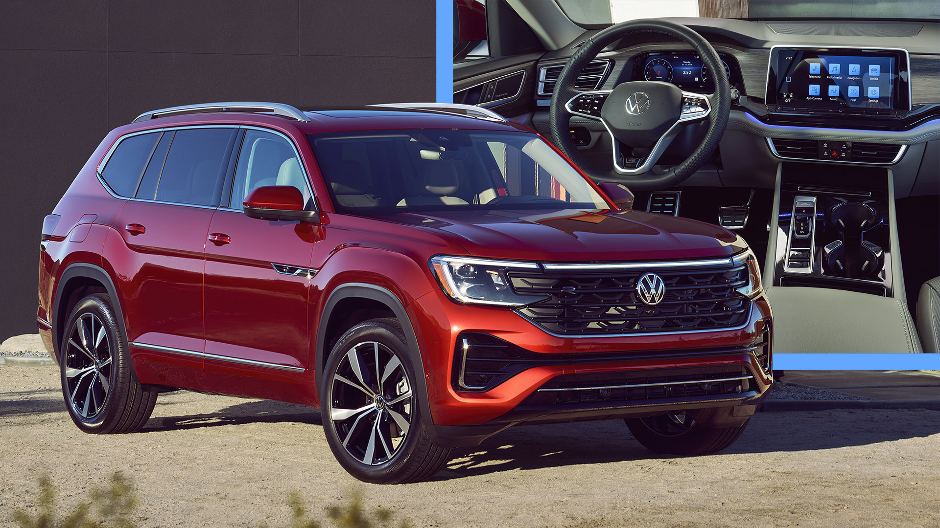 2024 VW Atlas Family Gains Fresh Looks And More Premium Interior But Loses VR6