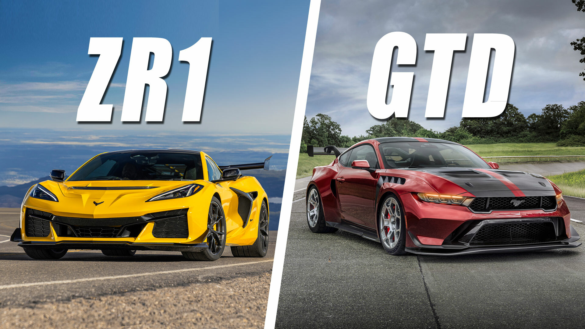 The Corvette Zr1 And Ford Mustang Gtd Define American Performance, But Who Did It Better?