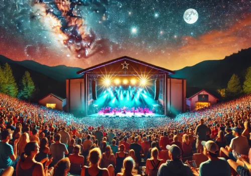 The concerts at the Alpine Valley Music Theatre are full of energy, the crowds are huge, the stage lights are bright, and the night sky is full of stars.