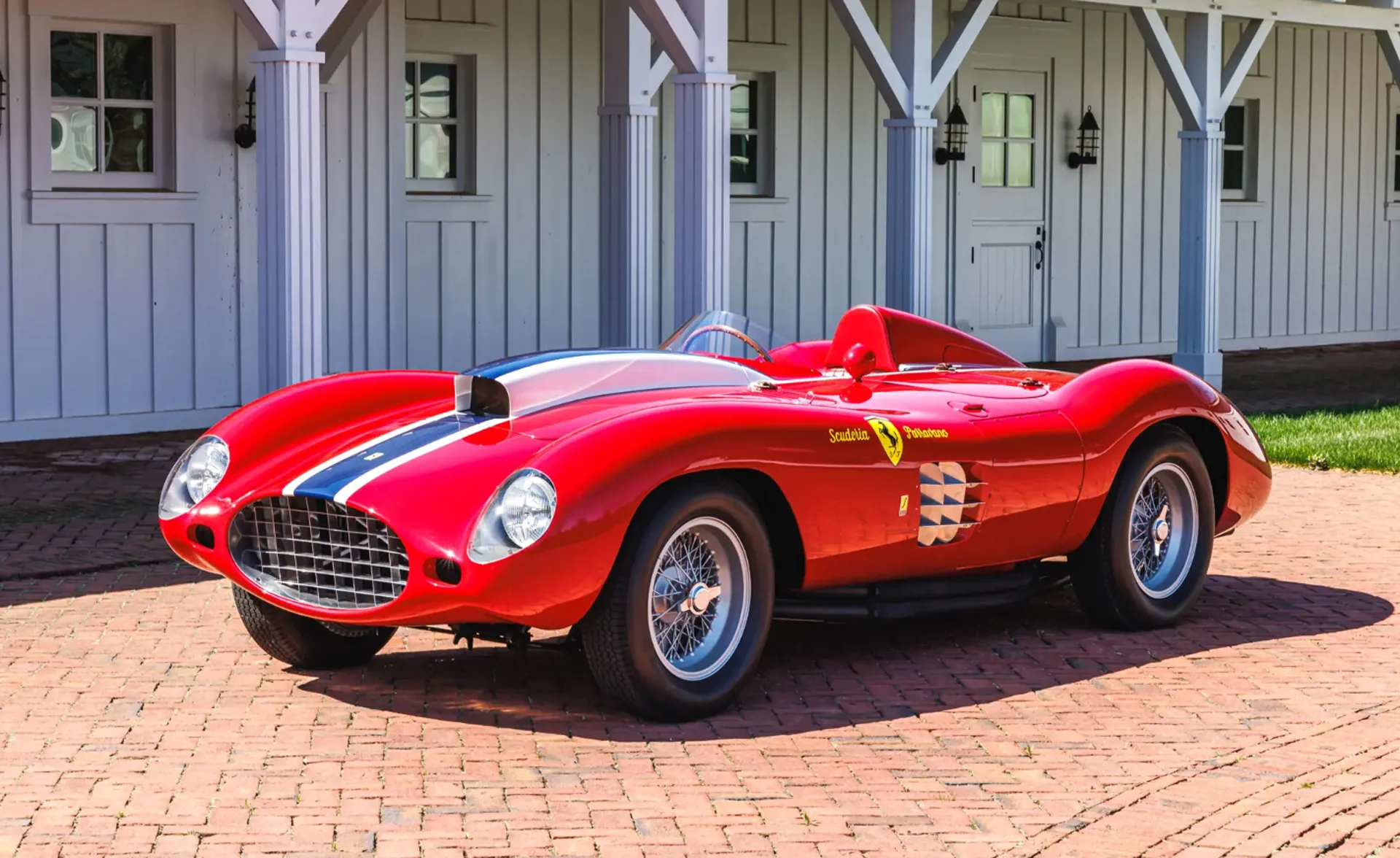 1955 Ferrari 410 S with Carroll Shelby winning the championship