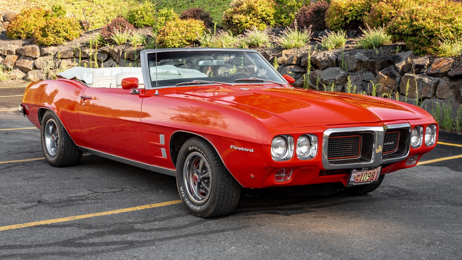 1969 Pontiac Firebird Convertible With 400 Hp Engine