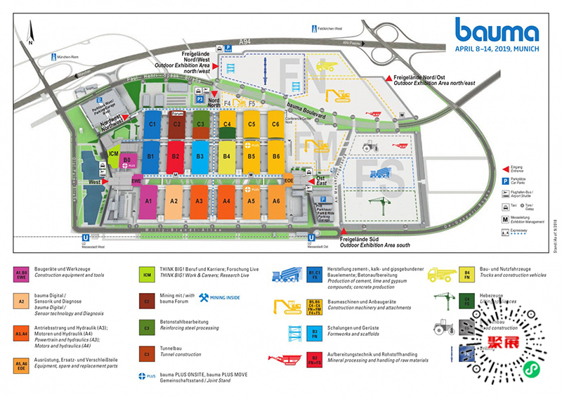 Popular construction machinery trade fair in Munich, Germany - Bauma Show