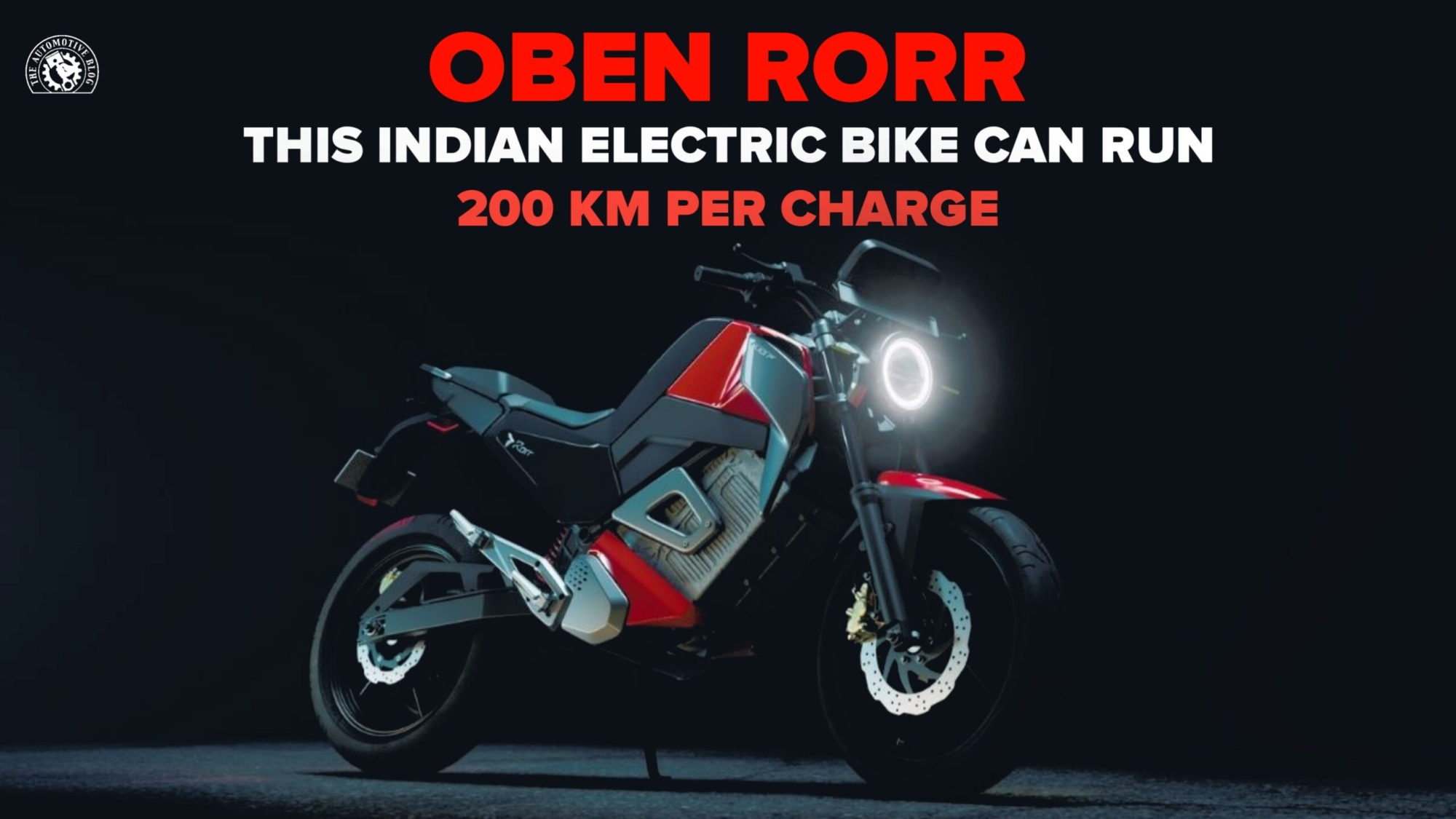 Oben Rorr EV - This Indian electric bike can travel 200 kilometers per hour