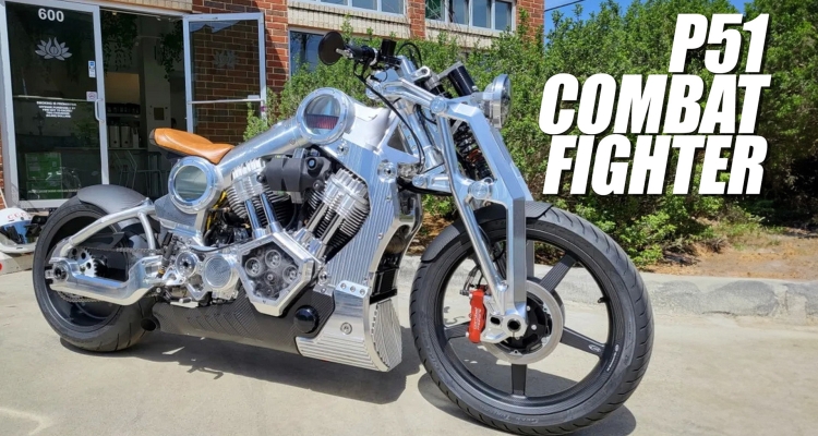 Combat Motors P51 Motorcycle Is A Handcrafted Marvel