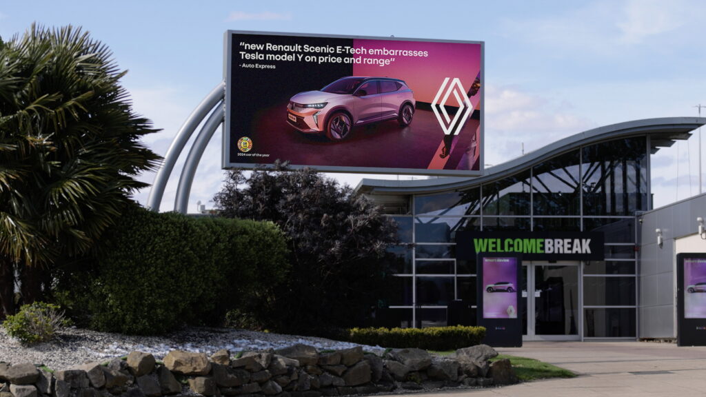  Renault's playful ad targets Tesla owners with tailored message