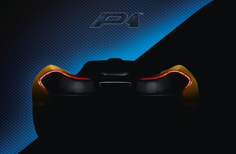 Rear view of the LEGO® Technic™ McLaren P1™