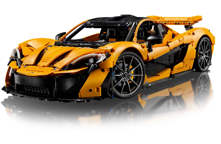 Full view of the LEGO® Technic™ McLaren P1™