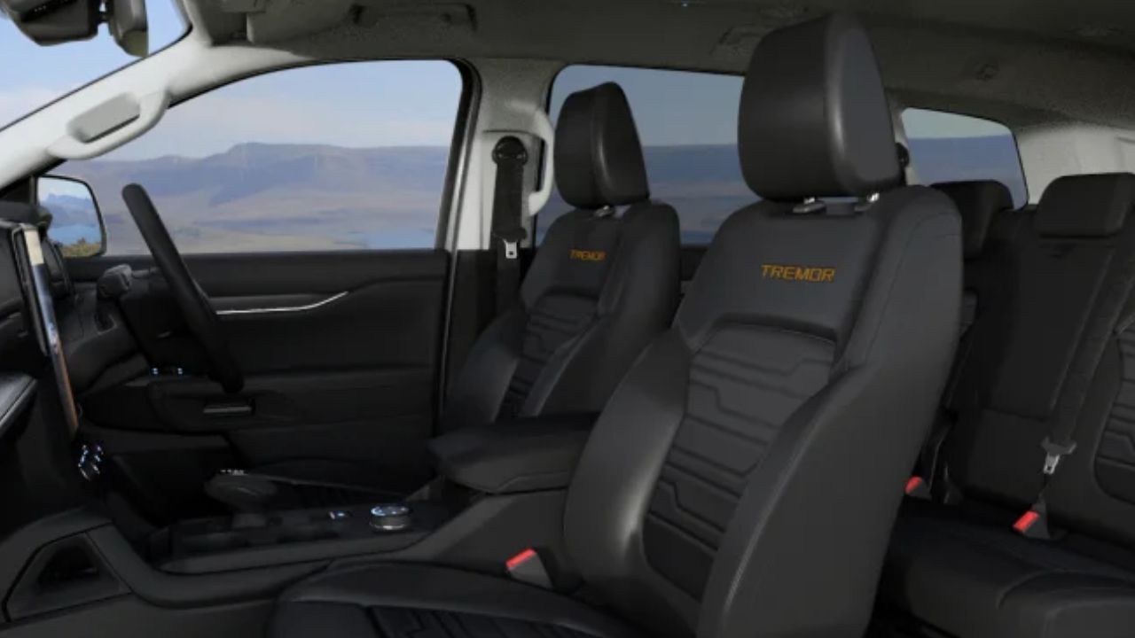 Ford Everest Tremor interior