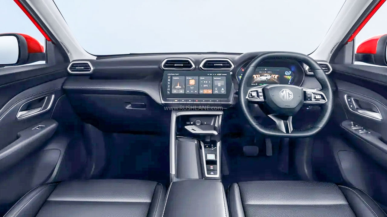 2025 MG Astor (ZS) dashboard