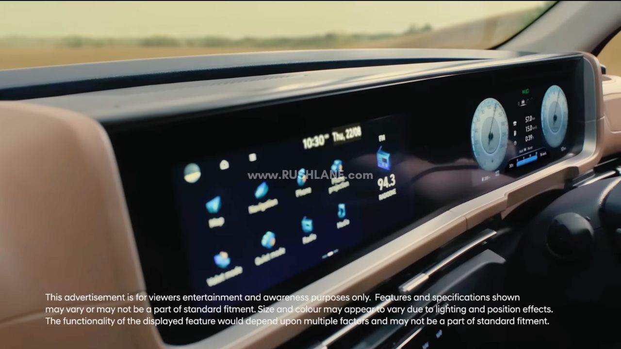 New Hyundai Alcazar dashboard