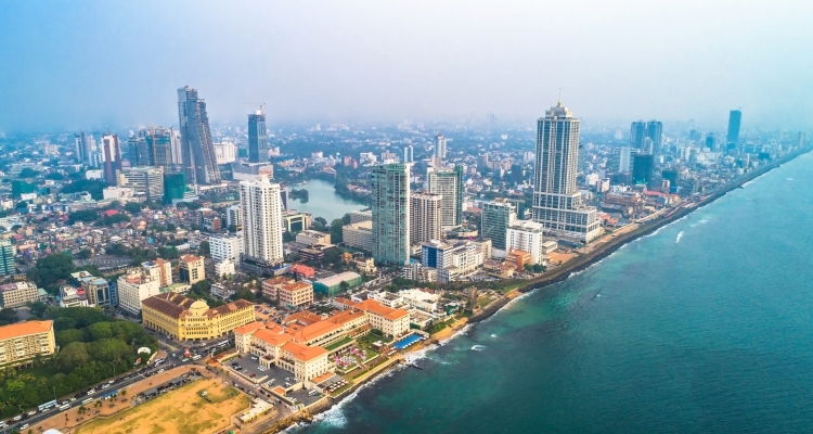 Aerial View Of Colombo, Sri Lanka