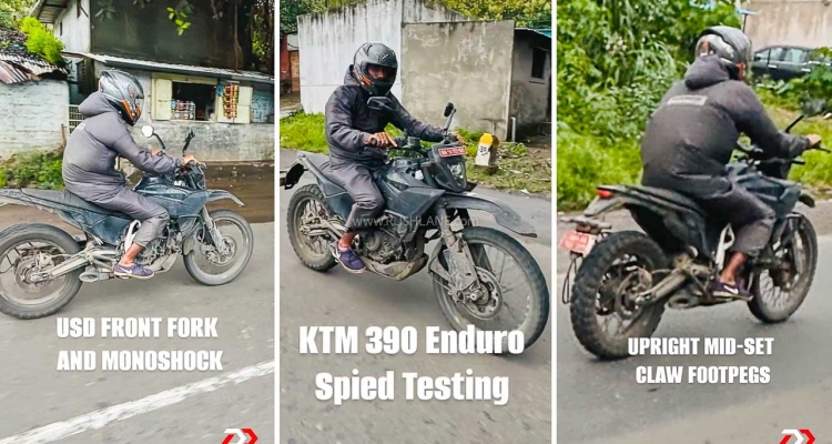 2025 KTM 390 Adventure Enduro Spied