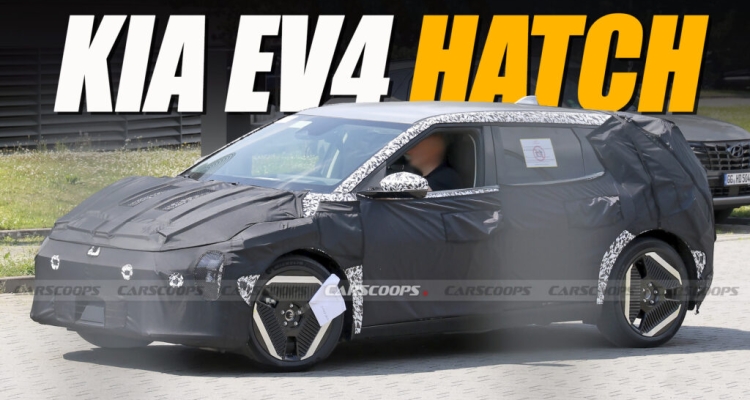 2026 Kia Ev4 Spy Photos Exposed, With A New Body Style, Looks Like