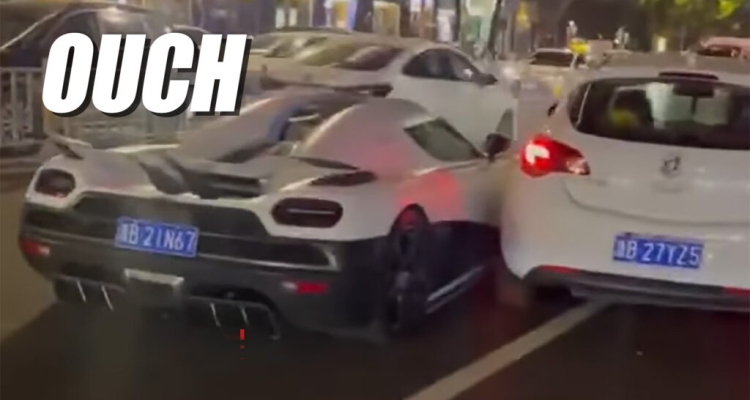 $3 million Koenigsegg and $27,000 Buick involved in an expensive accident