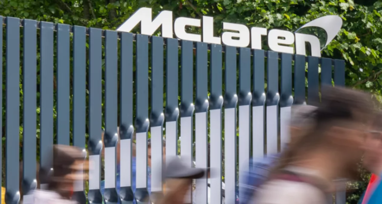 A Close Up Of Mclaren Name At The Goodwood Festival Of Speed 2024