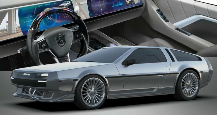 Lynx DeLorean DMC-EV has a high-tech interior and costs $250,000