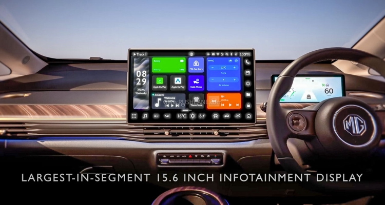 MG Windsor EV Largest In Segment Touchscreen