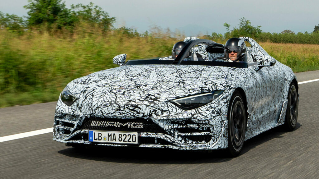  Mercedes-Amg Purespeed ​​Begins Final Testing, Retains Concept Car'S F1-Inspired Aura