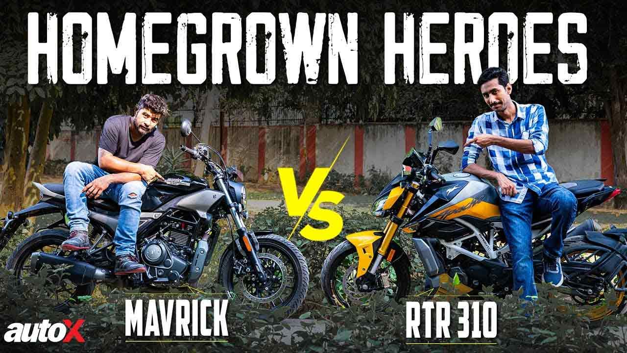 TVS Apache RTR 310 vs Hero Mavrick 440 Comparison | Which one