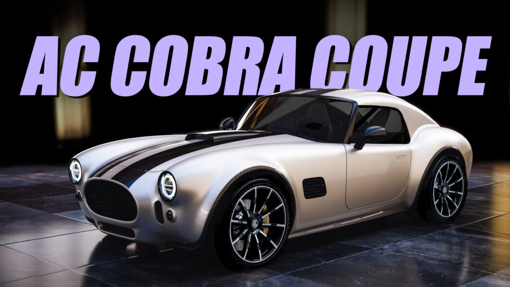 The AC Cobra GT Coupe is the first mass-produced snake-shaped sports car.