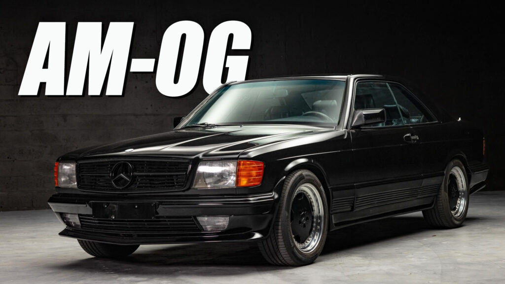 This AMG-Tuned Mercedes 500SEC 6.0 Is Totally Evil