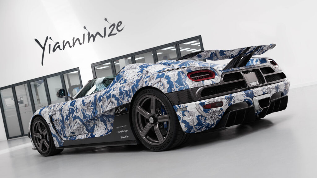  Custom Koenigsegg Agera looks gorgeous with floral prints