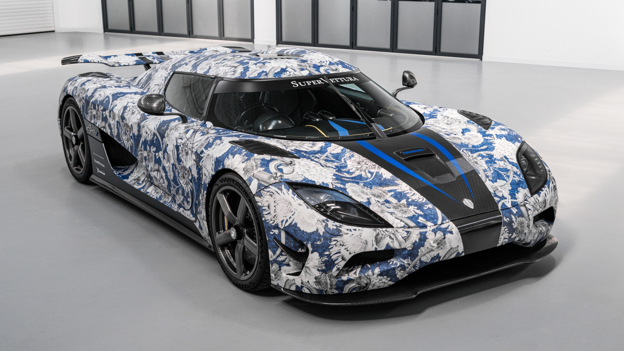 Bespoke Koenigsegg Agera In Floral Wrap Looks Surprisingly Good