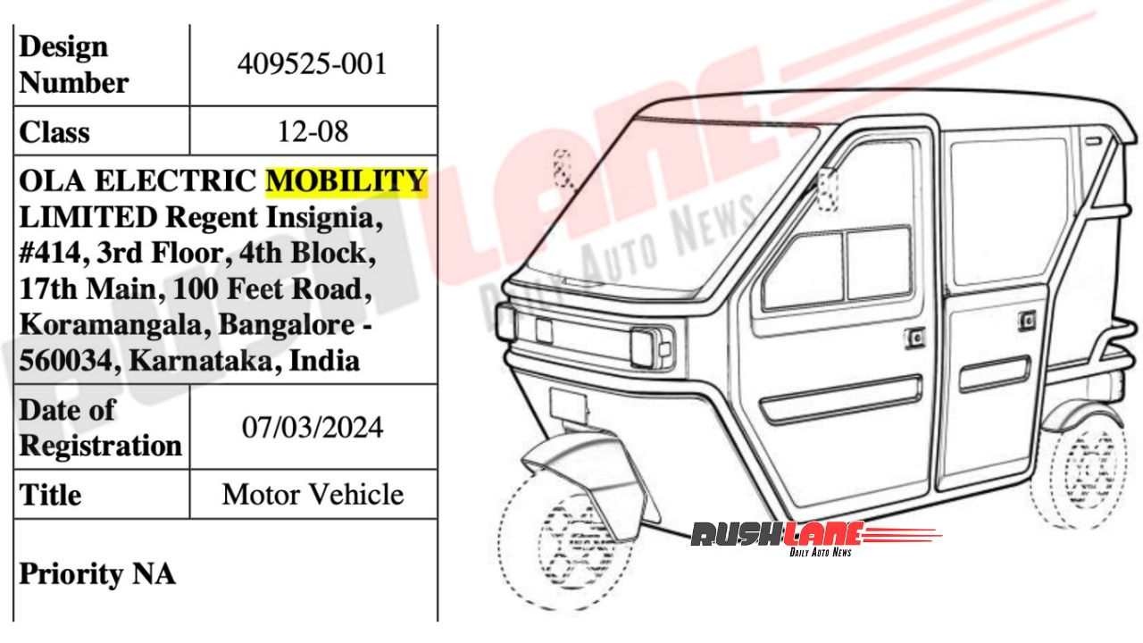 Ola Electric Three-Wheeler CV