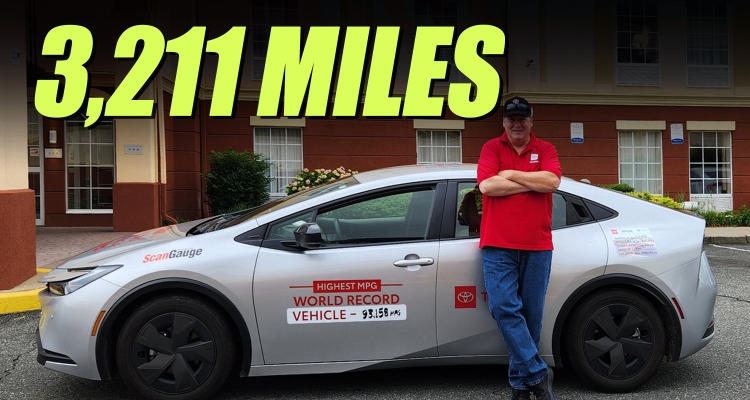 Toyota Prius Breaks World Fuel Economy Record With 93.2 MPG On 3,200-Mile Trip