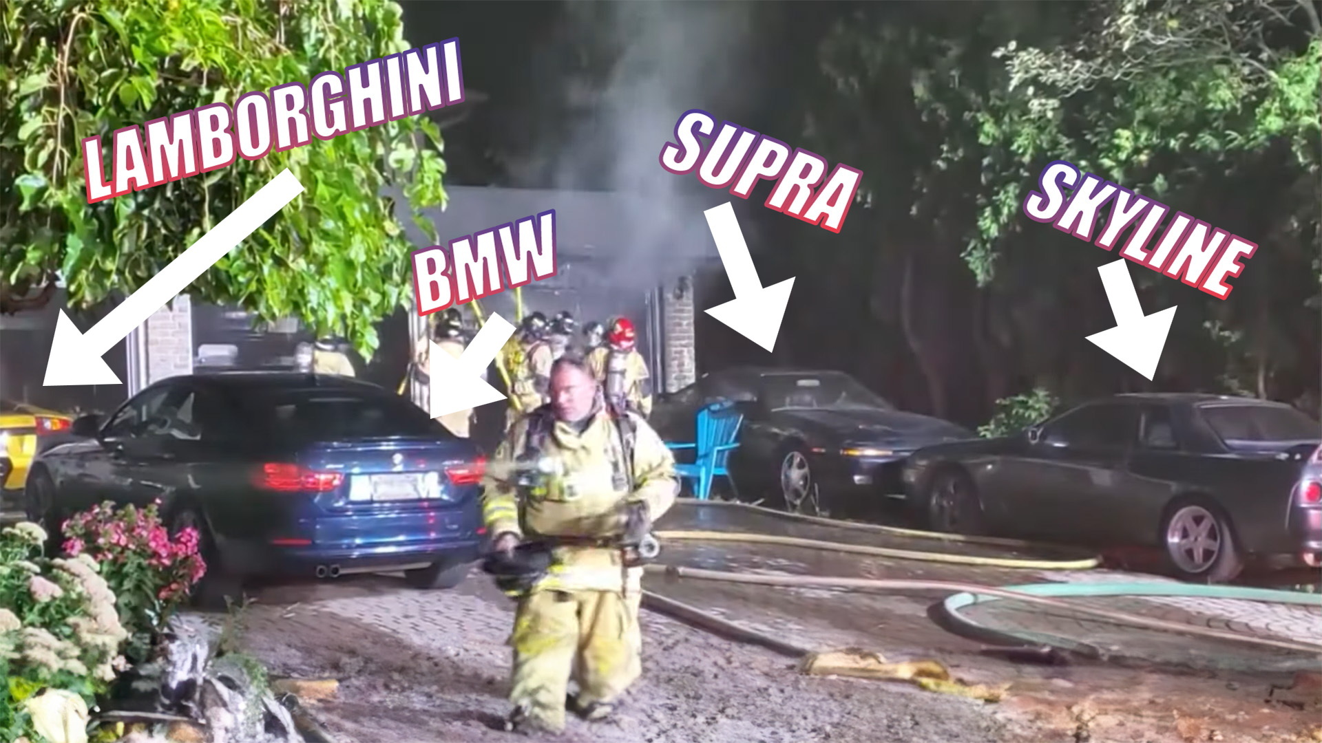 Home Fire Torches $500,000 Worth Of Exotic Cars