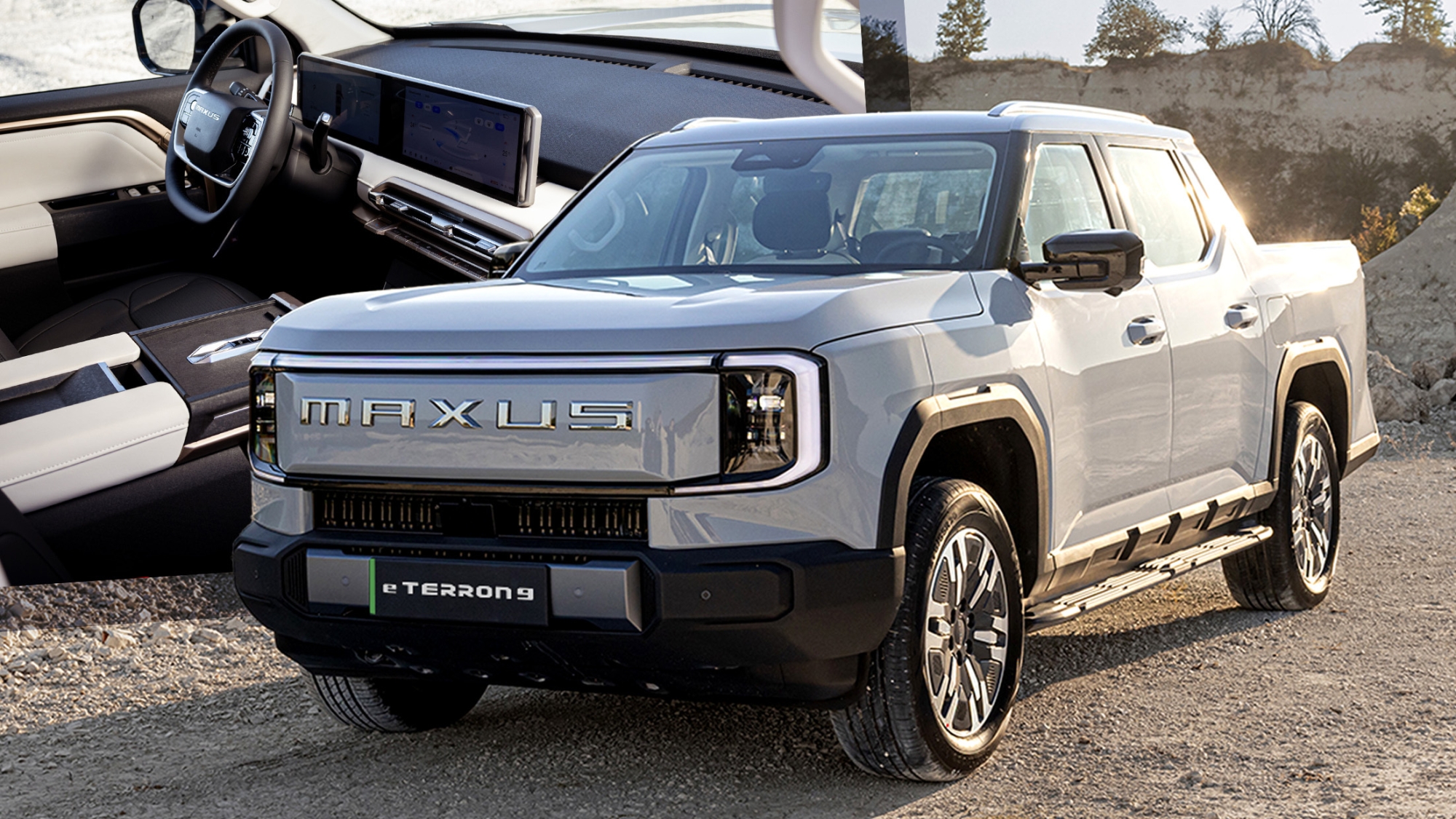 Maxus eTerron 9 Debuts As A 436 HP Electric Pickup For Europe