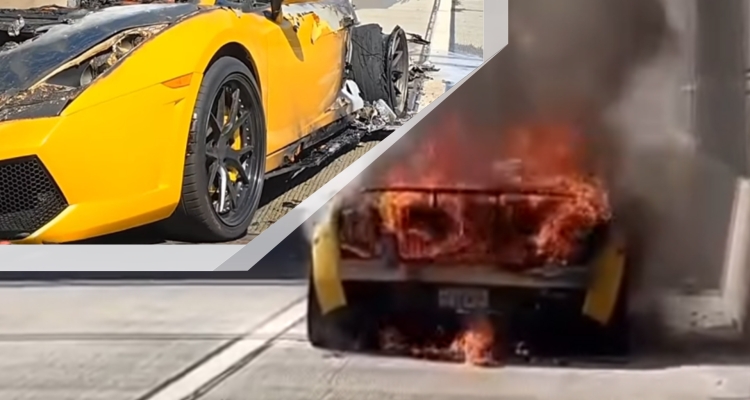 Pay Your Respects To This Lamborghini Gallardo Destroyed By Fire