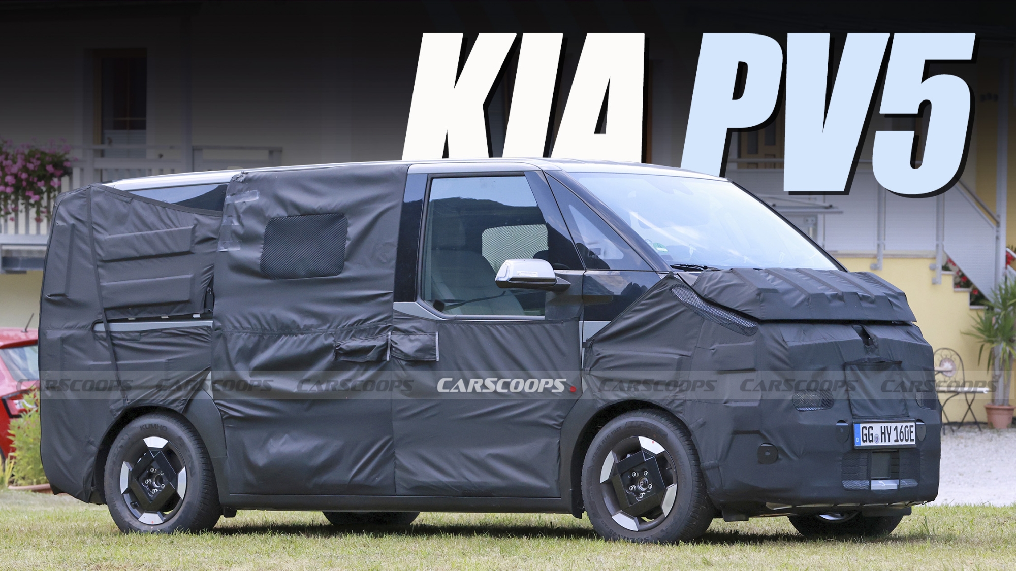 Kia PV5 EV Spied Looking Fresh In Passenger Van Form