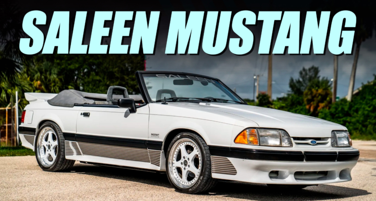 Rev Up Your 80S Nostalgia With This Foxy Saleen Mustang