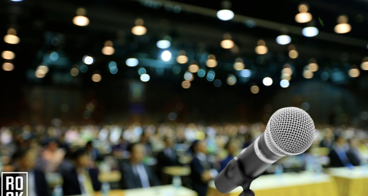 A Microphone For A Speaking Event Engagement