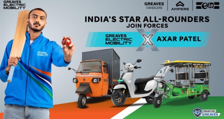 Axar Patel joins Greaves Electric Mobility as Brand Director