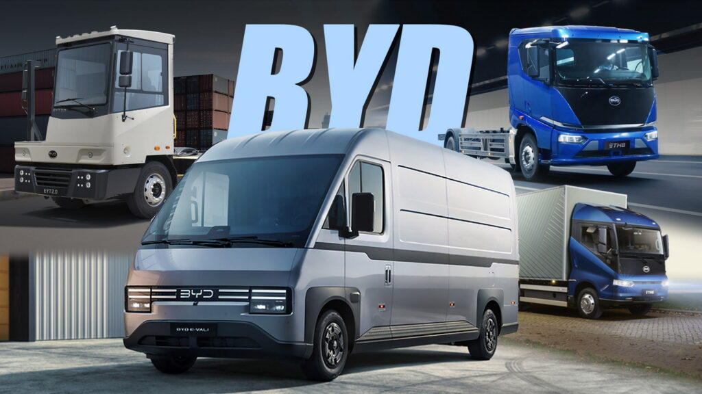 BYD aims to capture the European market with its new electric light commercial vehicle series