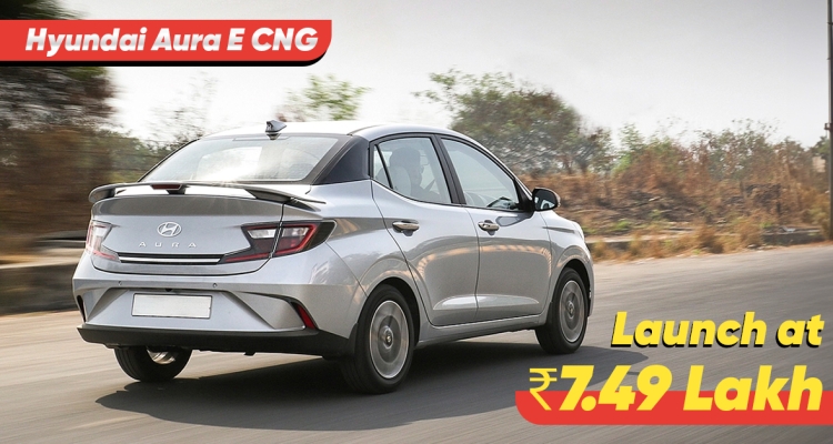 Hyundai Aura E CNG launched at Rs 7.49 lakh