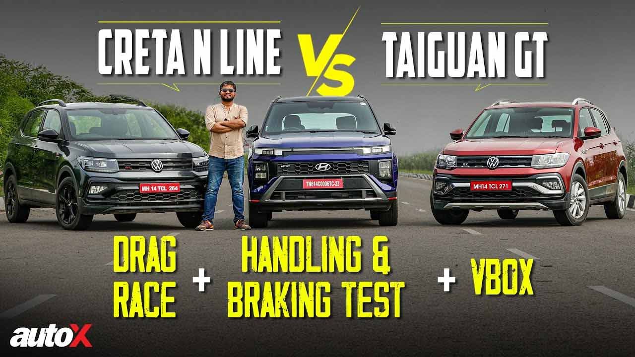 Hyundai Creta N Line Vs Volkswagen Taigun Gt | Drag Race,