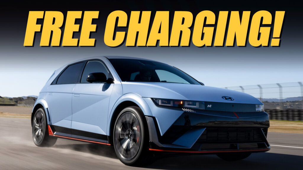  Hyundai Ioniq 5 N owners can get a free home charger or $450 in ChargePoint credits