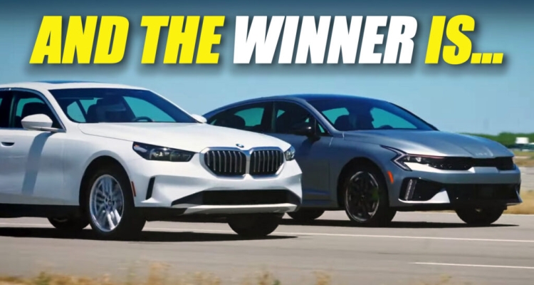 Kia proves new K5 GT outperforms BMW 530i, but it's