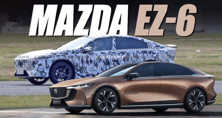 Mazda Ez-6 Sedan To Be Unveiled Soon, European Spy Photos Revealed