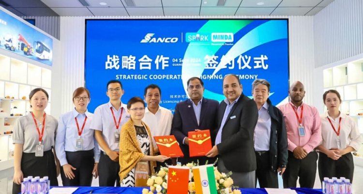 Minda Corporation and Sanco partner to promote electrification