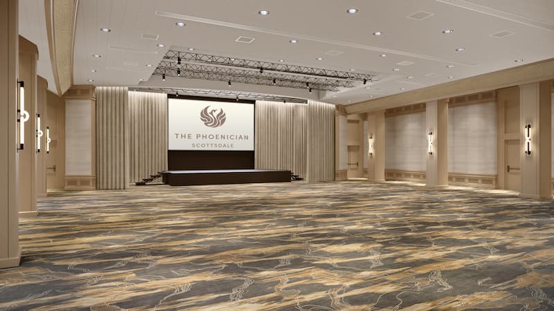 The renovated Estrella Ballroom at The Phoenician (Photo by The Phoenician, A Luxury Collection Resort, Scottsdale).