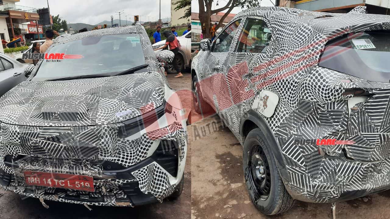 Tata Nexon CNG spy photos