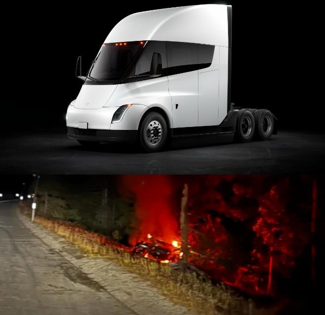 Tesla Semi-Trailer Accident And Fire In California Under Investigation By Ntsb