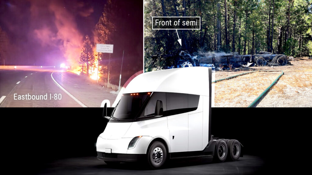 Tesla Semi-Trailer Caught Fire And The Road Was Closed For 15 Hours, Causing A Loss Of 50,000 People