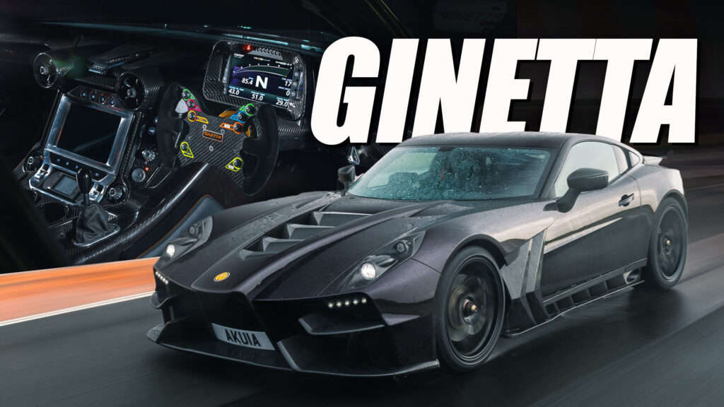  The $360,000 Ginetta Akula is a V8 supercar with a manual gearshift and lots of ugly joysticks