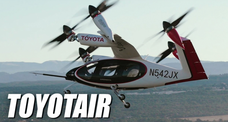 Toyota Investing $500 Million More In Air Taxi Startup